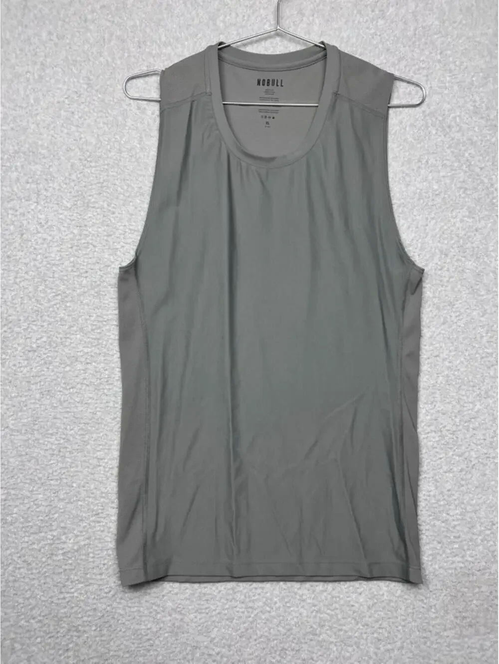 Nobull Gray Sleeveless Muscle Tank Top Mens XL Gym Workout CrossFit Train Shirt
